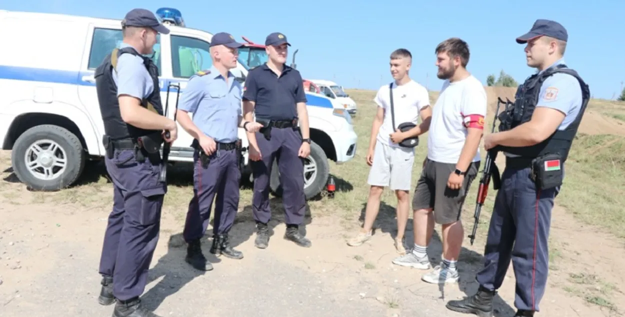 Міліцыянеры і дружыннікі (ілюстрацыйнае фота)
