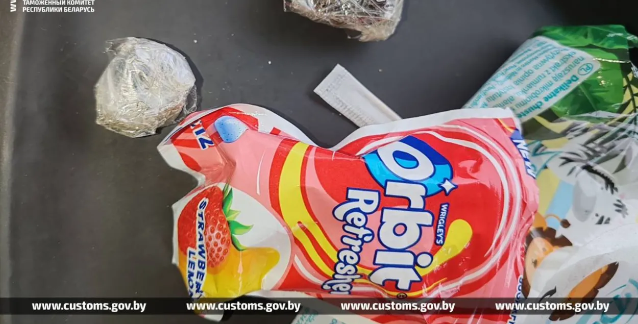 Гашиш в упаковке жвачки
