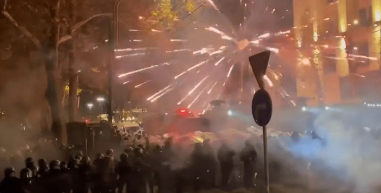 Акция протеста в Тбилиси
