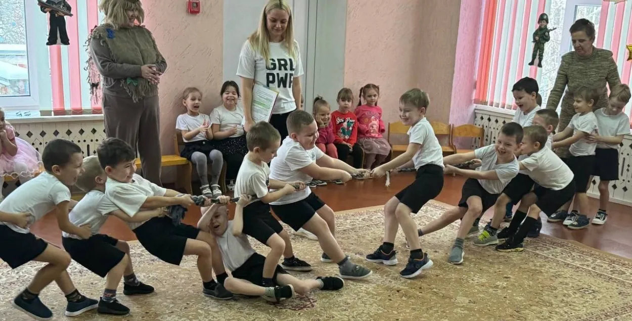 В детском саду
