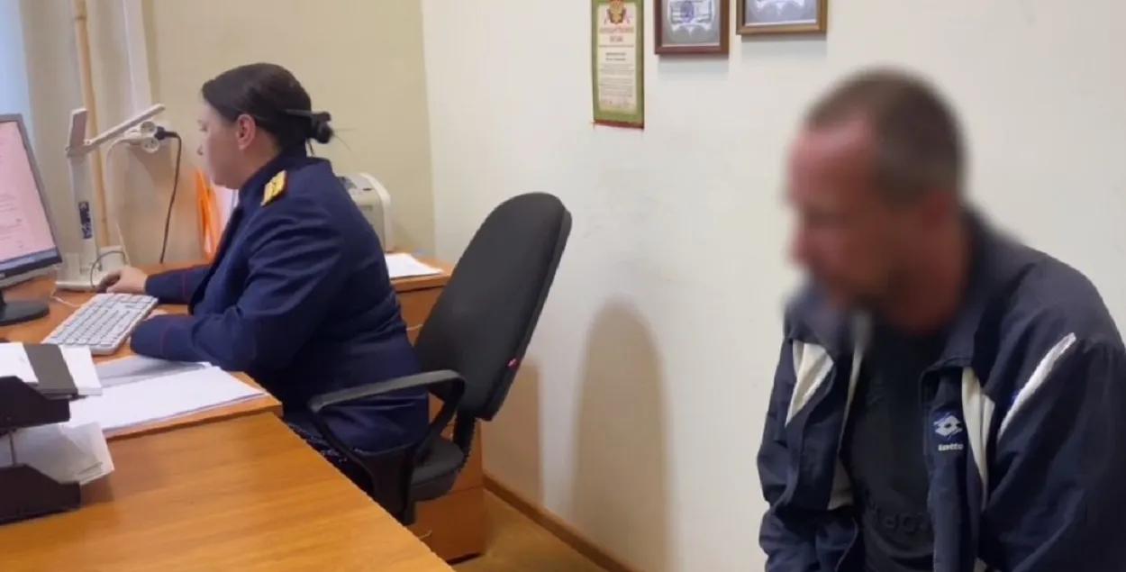 Грамадзянін Беларусі пасля затрымання ў Пскове
