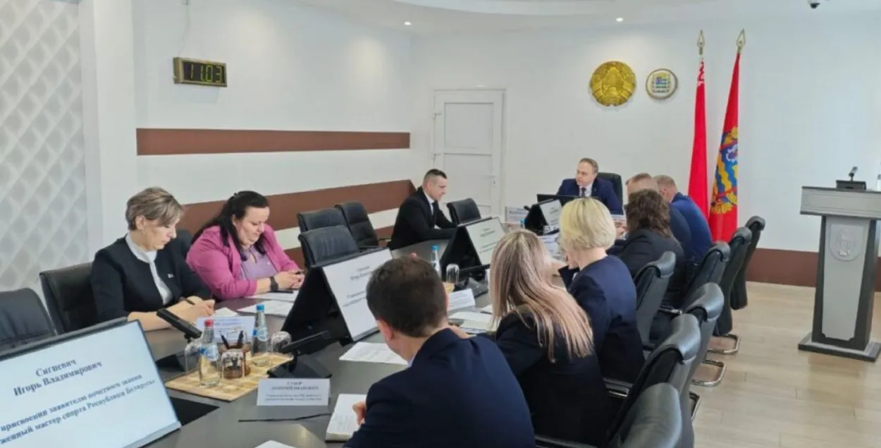 Ігар Сігневіч на прыёме ва Уладзіміра Караніка
