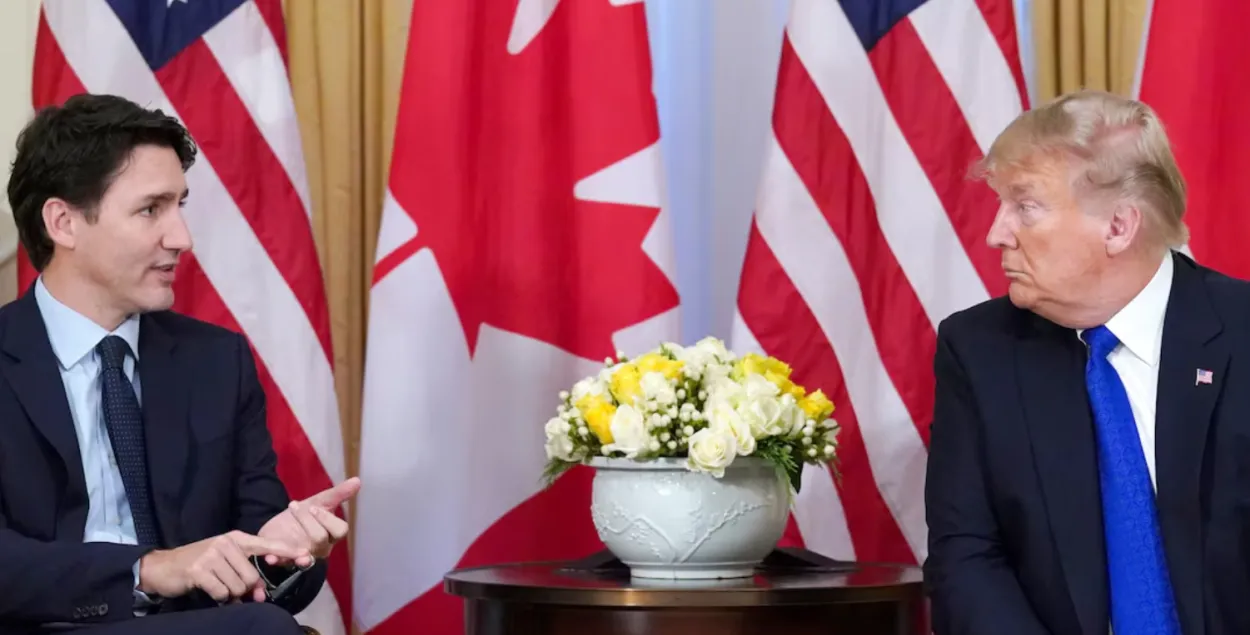 Джасцін Трудо і Дональд Трамп
