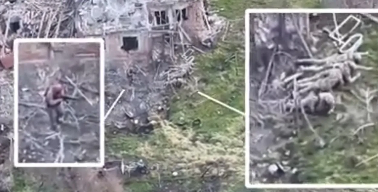 Россияне расстреляли военнопленных
