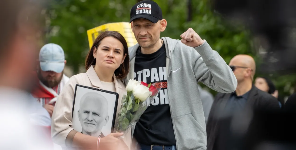 Святлана і Сяргей Ціханоўскія

