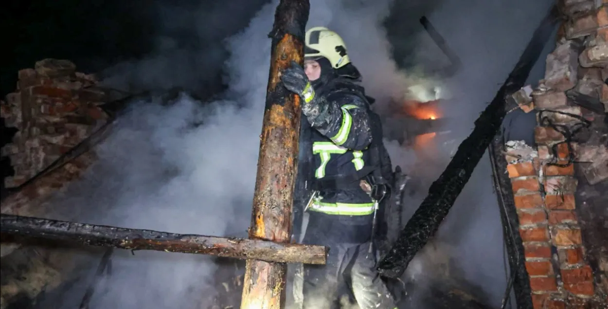 Наступствы расійскага ўдару на Харкаўшчыне
