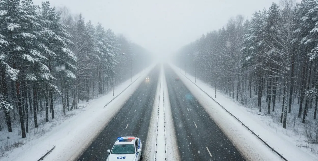 Зіма, ілюстрацыйнае фота
