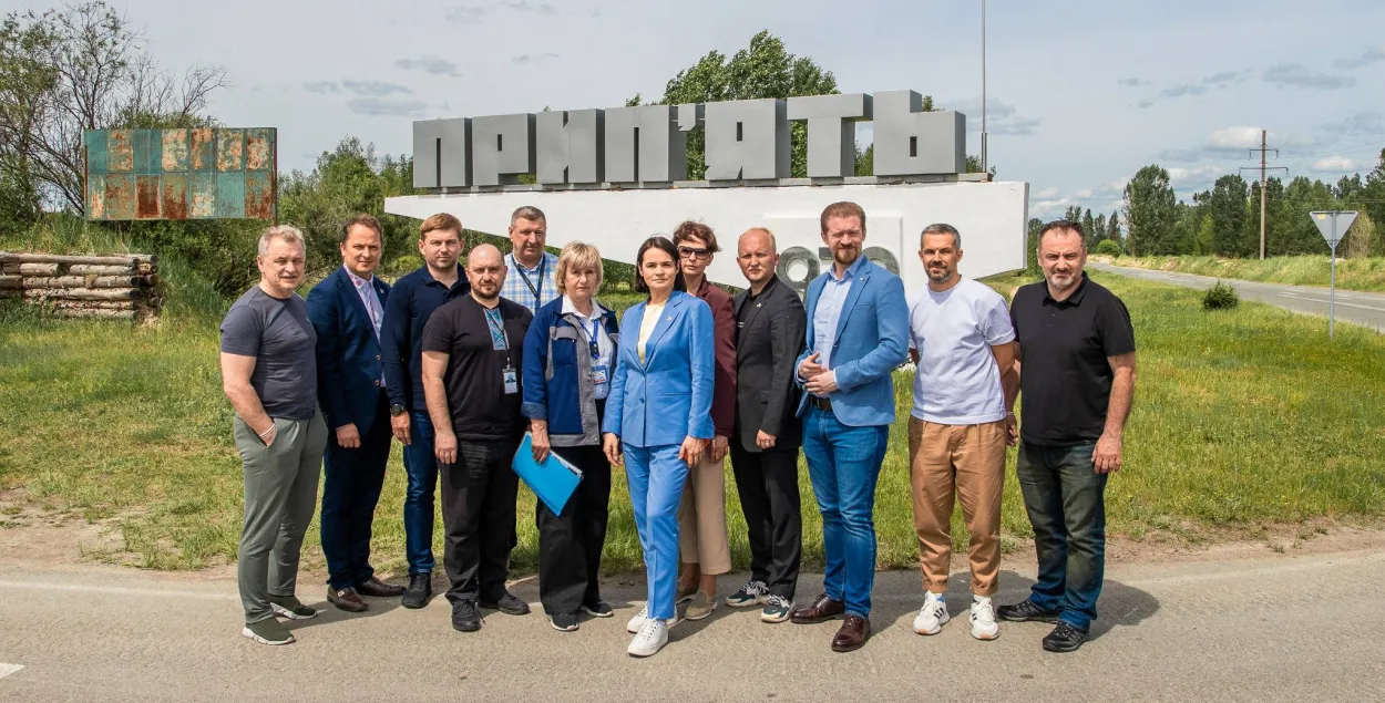 Беларуская дэлегацыя наведала ЧАЭС і Прыпяць
