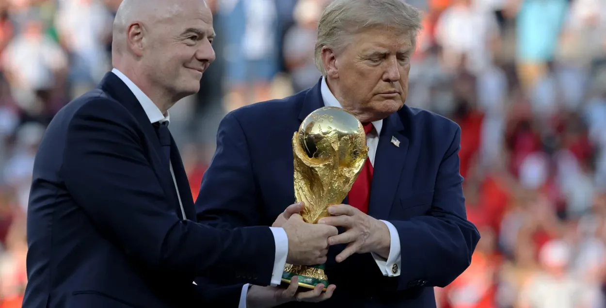 Джани Инфантино и Дональд Трамп
