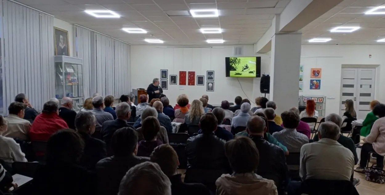 На сустрэчы з аніматарам Міхаілам Тумелем у межах праекта Сяргея Філіпава
