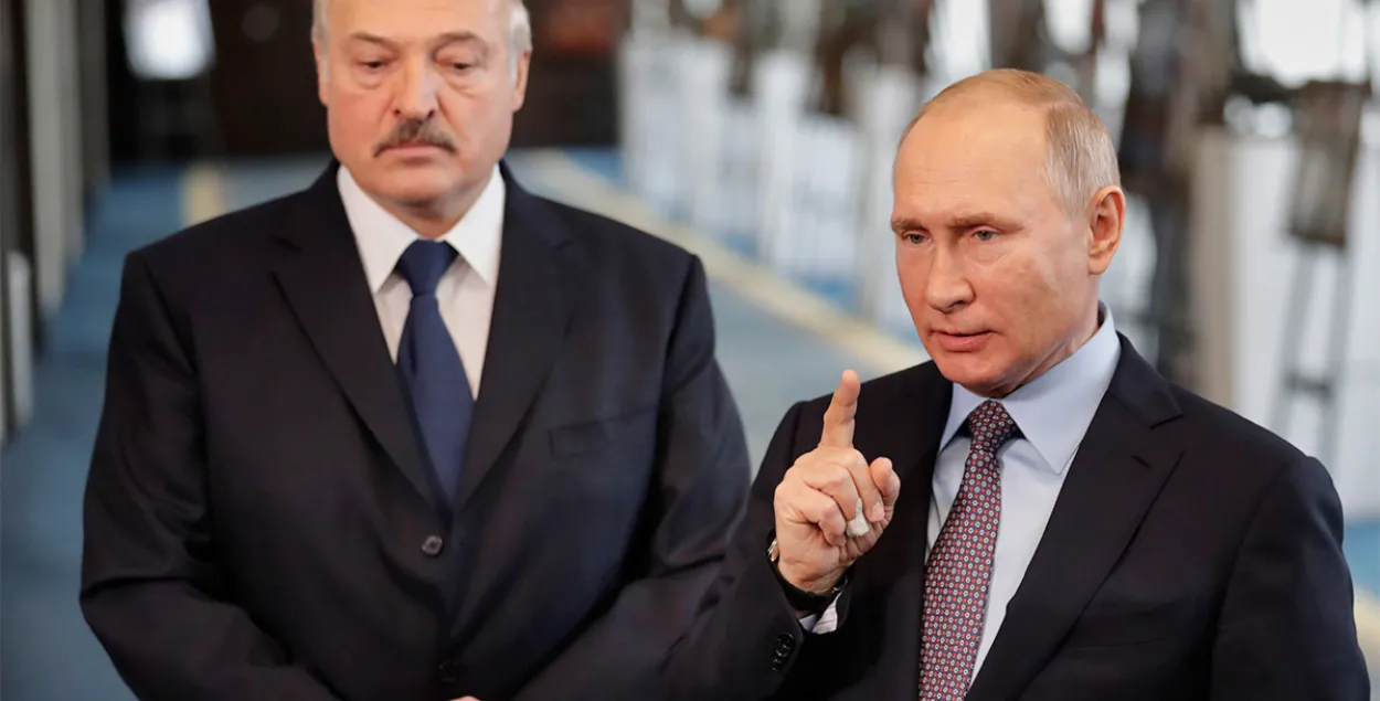 Лукашенко и Путин в 2019-м
