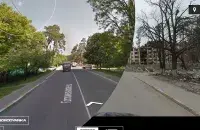 Адна з пацярпелых ад вайны вуліц Ірпеня, па якой можна здзейсніць бяспечны віртуальны тур / The Undeniable Street View

