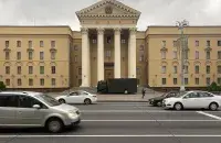 Аўтазак каля КДБ / З архіву Еўрарадыё
