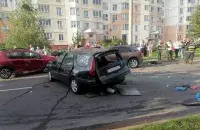 На месте аварии / t.me/gaiminsk/