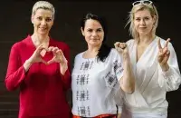 Мария Колесникова, Светлана Тихановская, Вероника Цепкало

