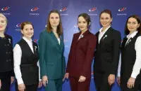 Belarusian girls ready for space flight / BELTA
