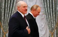 Аляксандр Лукашэнка і Уладзімір Пуцін / AP Photo
