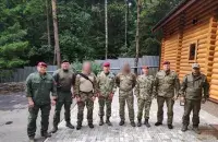 Дзмітрый Балаба, Мікалай Карпянкоў, камандзіры "Алмаза", САХРу, в/ч 3214 і вагнераўцы / Telegram
