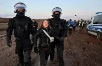 Затрыманне Грэты Тунберг / Reuters
