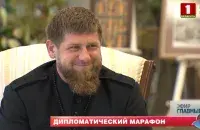 Рамзан Кадыраў / Скрыншот з "Галоўнага эфіру"