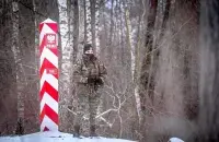 Супрацоўніца польскай памежнай службы&nbsp;/ twitter.com/Straz_Graniczna
