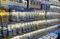 "Молочка" на прилавке магазина в Беларуси /&nbsp;www.ganc-chas.by

