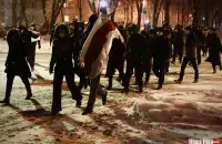 Акция в районе станции метро "Пушкинская" / @nashaniva​