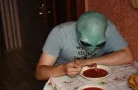 Nothing special. Just "a lunch by RenTV director"