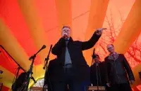 Виталий Рымашевский во время выступления / Роман Протасевич, Еврорадио