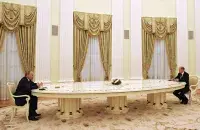 Шольц на сустрэчы з Пуціным 15 лютага 2022 /&nbsp;kremlin.ru
