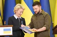 Урсула фон дер Ляйен и Владимир Зеленский​&nbsp;/ gettyimages