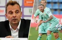 Карлос Алос и сборная Беларуси в матче с Андоррой