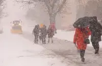 Снег, ілюстрацыйнае фота
