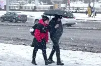 Снег, ілюстрацыйнае фота

