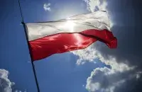Польскі сцяг, ілюстрацыйнае фота
