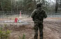 On the Polish border
