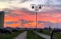 Неба над Клецкам у ліпені 2024-га
