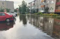 После сильного дождя

