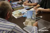 Во время художественно-экспертного совета

