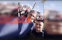 Жыхар Баранавічаў, які рабіў сэлфі з Паўлам Латушкам
