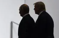Дональд Трамп и Владимир Путин
