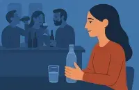 "И периодически с того момента я начала&nbsp;— ненавижу эту фразу&nbsp;— прикладываться к бутылке"
