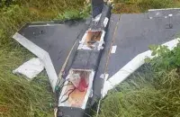 Дрон, які прыляцеў у Літву
