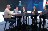 Скрыншот прапагандысцкай праграмы на канале "Беларусь 4. Гомель"
