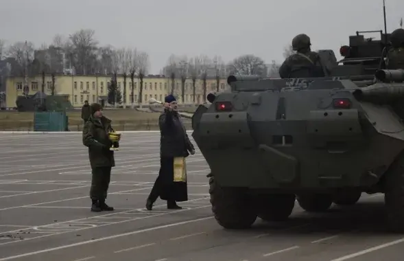 Православные священники — частые гости в воинских частях / t.me/Rogachuk/
