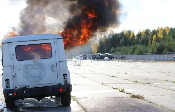 Падчас вучэнняў / t.me/police_minsk
