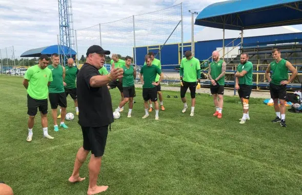 "Нёман" у Венгрыі рыхтуецца да матчу з "Бальцанам" / t.me/fcneman/
