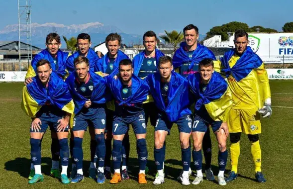 Футбалісты ўкраінскага "Міная" / fcminaj.com

