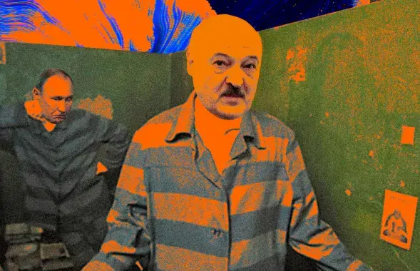 Лукашэнка можа скласці кампанію Пуціну і атрымаць ордар на арышт ад Міжнароднага крымінальнага суда / Еўрарадыё, калаж Улада Рубанава
