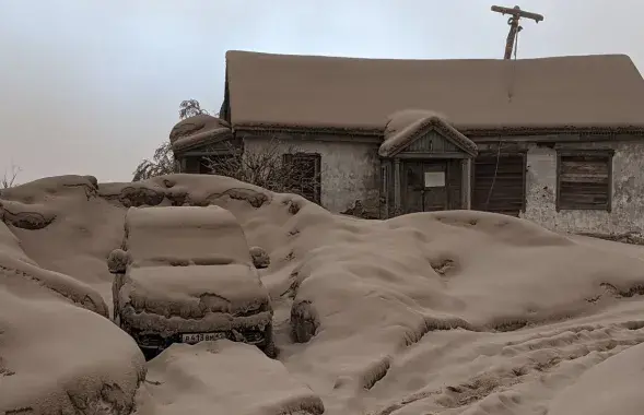 Рэкордная за апошнія 60 гадоў колькасць попелу / t.me/s_volcanology/
